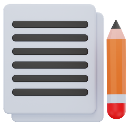 Paper  3D Icon