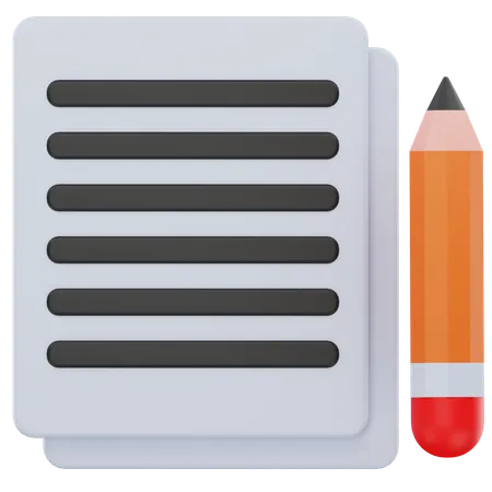Paper  3D Icon