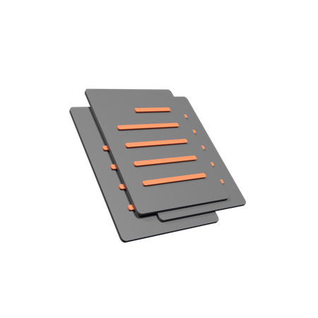 Paper  3D Icon