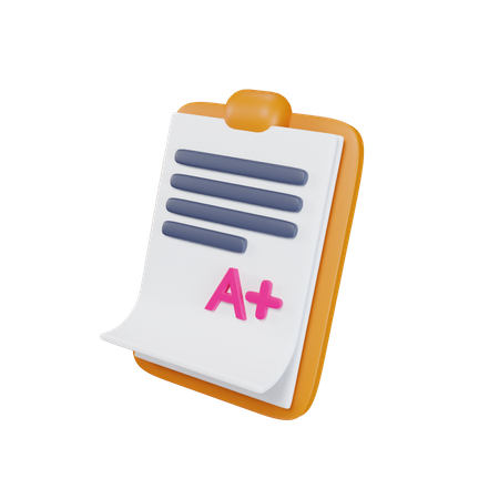 Paper A+  3D Icon