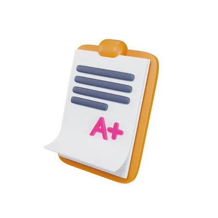 Paper A+  3D Icon