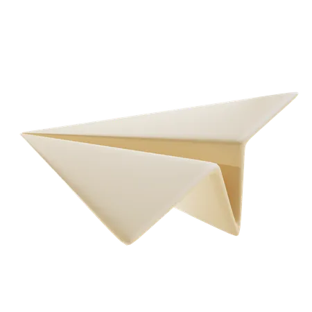 3 D Render Paper Air Plan 3D Icon