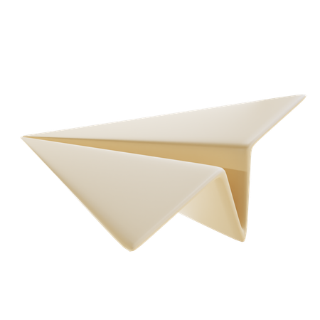 Paper Air Plan  3D Icon