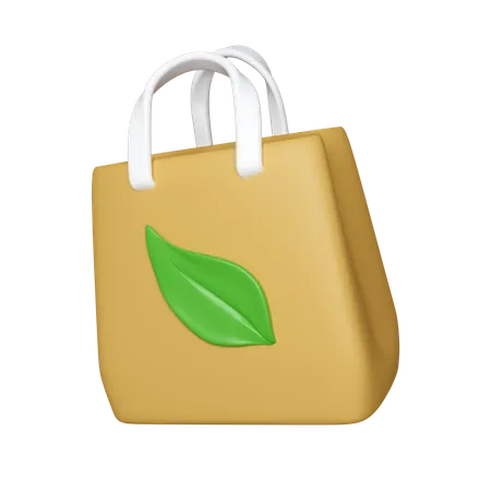 Paper Bag  3D Icon