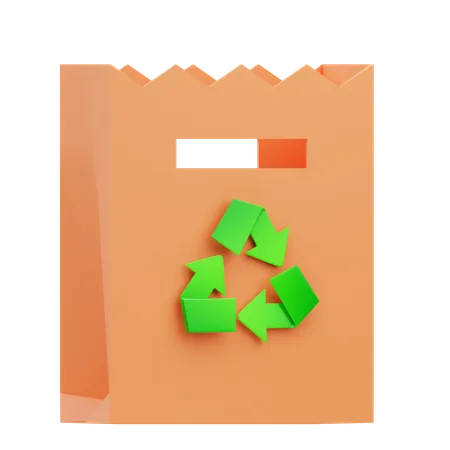 Paper Bag  3D Icon