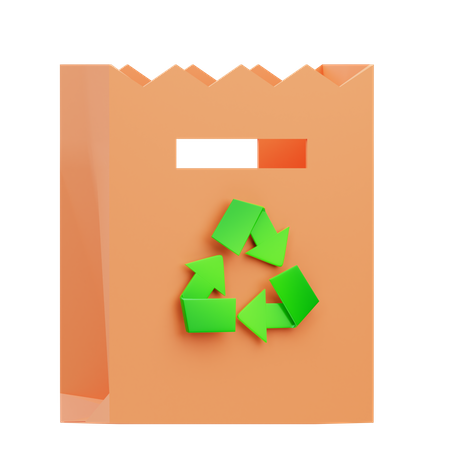 Paper Bag  3D Icon