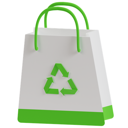 Paper Bag  3D Icon