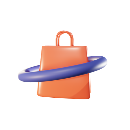 Paper Bag  3D Icon