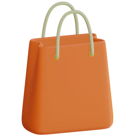 3 D Shopping Bag Icon Isolated 3D Icon