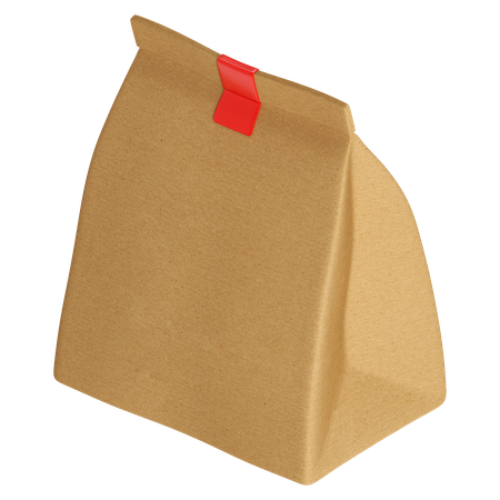 Paper Bag 3D Icon