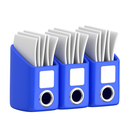 Paper Binder  3D Icon