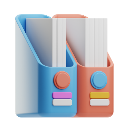 Paper Binder  3D Icon