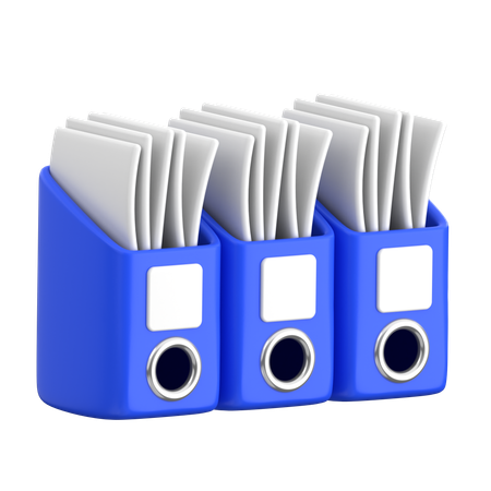 Paper Binder  3D Icon