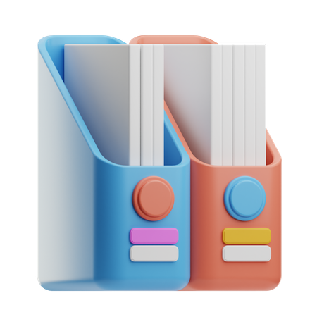 Paper Binder  3D Icon