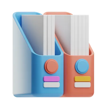 Paper Binder  3D Icon