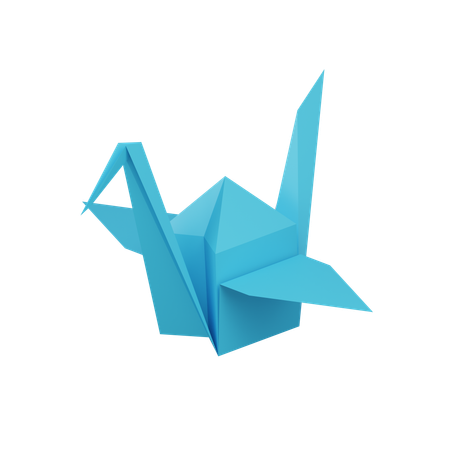 Paper Bird  3D Icon