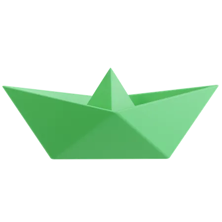 Paper Boat  3D Icon