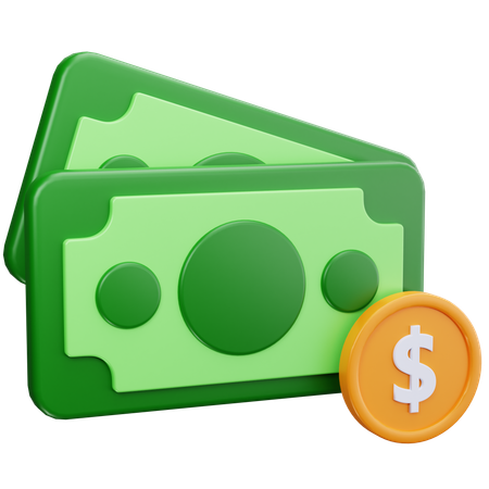 Paper Cash  3D Icon