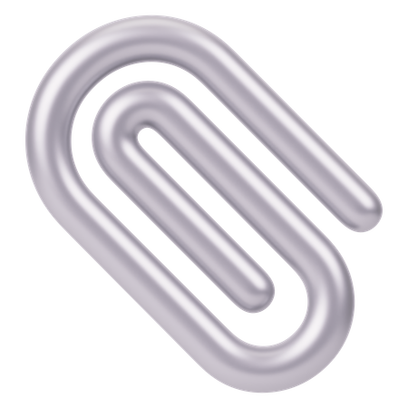 Paper Clip  3D Icon