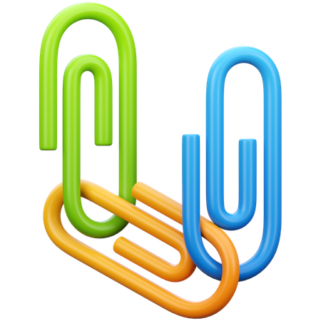 Paper Clip  3D Icon