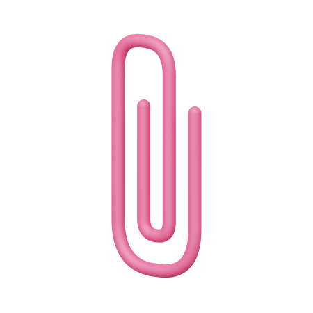 Paper Clip  3D Icon