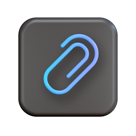 Paper Clip  3D Icon