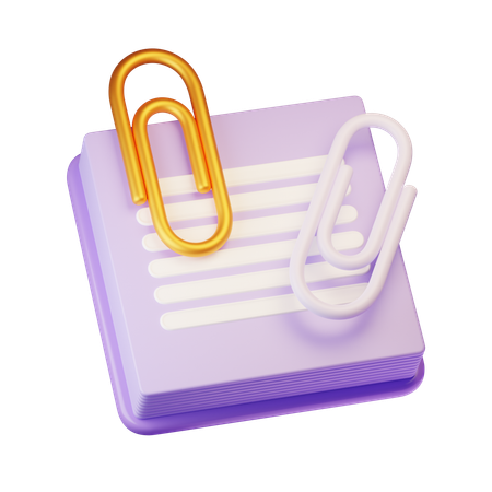 Paper clip  3D Icon