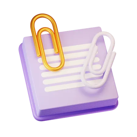 Paper clip  3D Icon