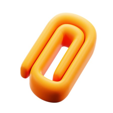 Paper Clip  3D Icon