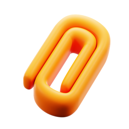 Paper Clip  3D Icon