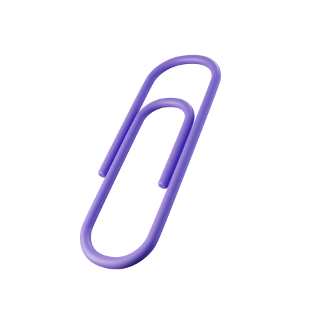 Paper Clip  3D Icon