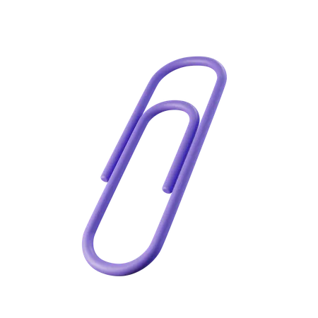 Paper Clip  3D Icon