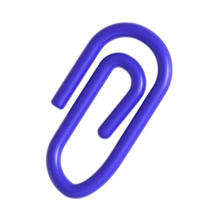 Paper Clip  3D Icon