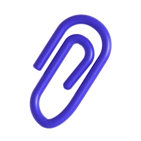 Paper Clip  3D Icon