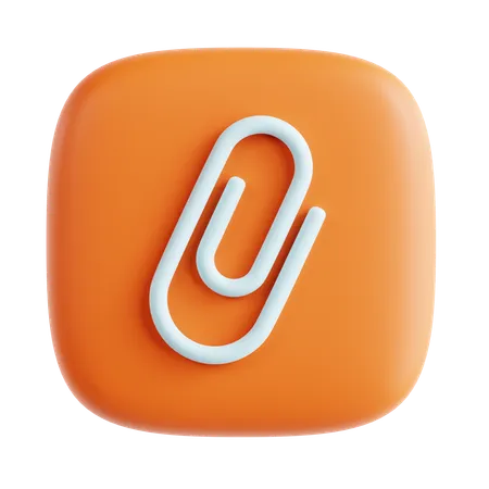 Paper Clip  3D Icon