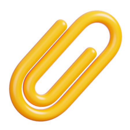 Paper Clip  3D Icon