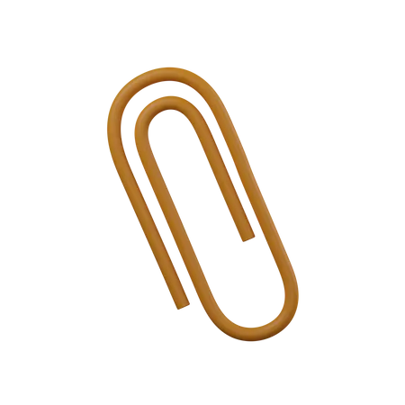 Paper Clip  3D Icon