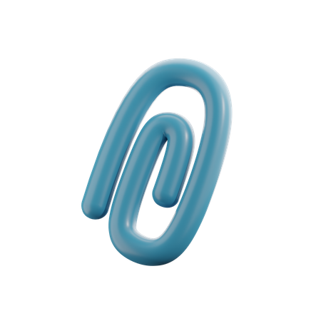 Paper Clip  3D Icon