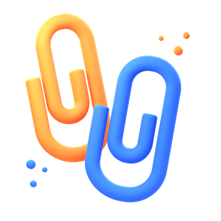 Paper Clip  3D Icon