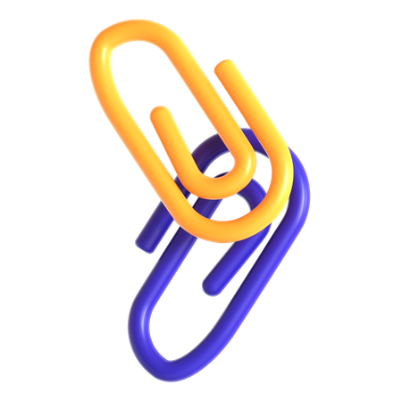 Paper Clip  3D Icon