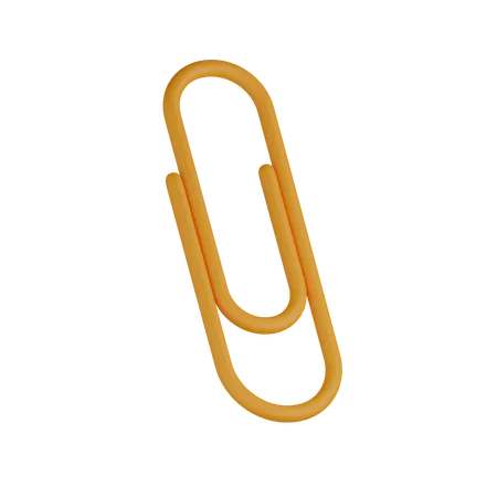 Paper Clip  3D Icon