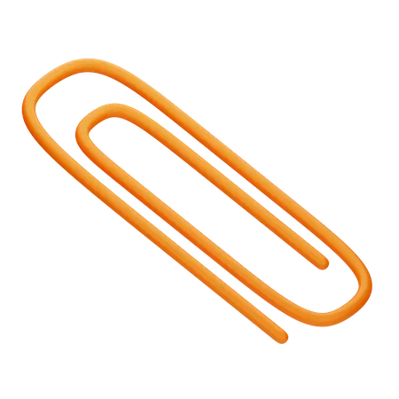 Paper Clip  3D Icon