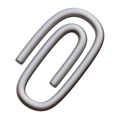 Paper Clip  3D Icon