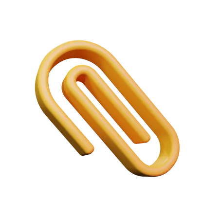 Paper Clip  3D Icon