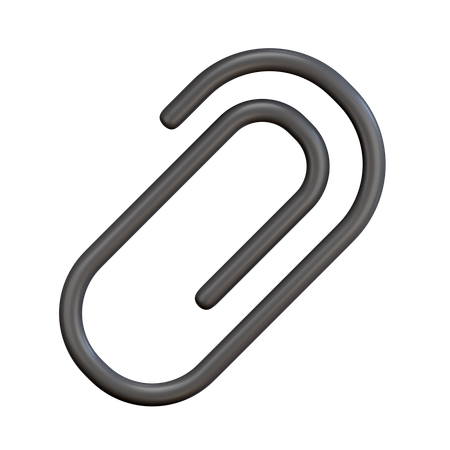 Paper Clip  3D Icon