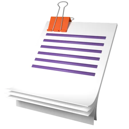 Paper Clip  3D Icon