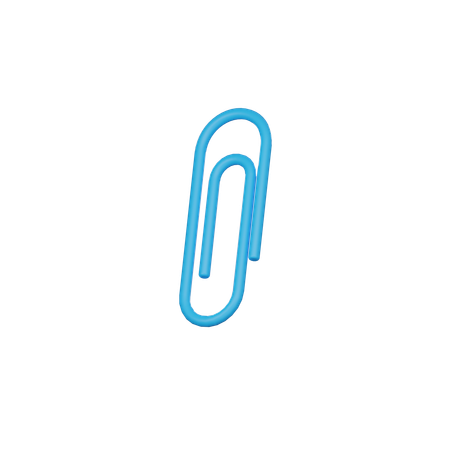 Paper Clip  3D Icon