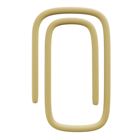 Paper Clip  3D Icon