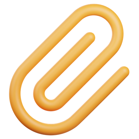 Paper Clip  3D Icon