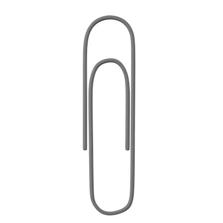 Paper Clip  3D Icon